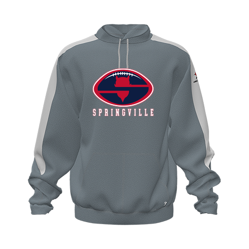 [CUS-DFW-HOOD-FLC-LSL-GRY-YXS-LOGO2] Hoodie (Youth XS, Gray, Logo 2)