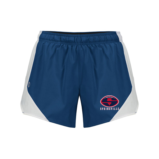 [229489.H03.S-LOGO2] Girls Olympus Shorts (Female Youth S, Navy, Logo 2)