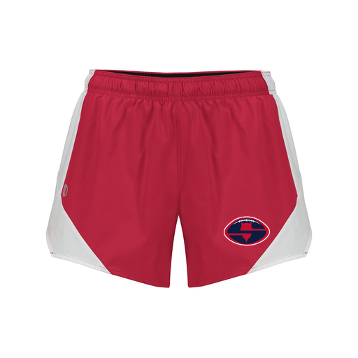 [229489.H01.S-LOGO1] Girls Olympus Shorts (Female Youth S, Red, Logo 1)