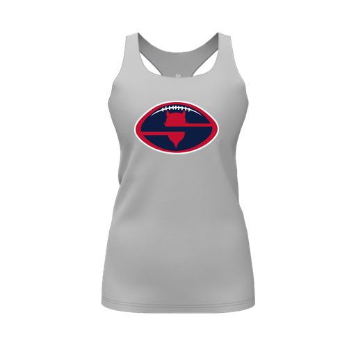 [FT0TRBGY-FYS-LOGO1] Decker Racerback Tank Top (Female Youth S, Gray, Logo 1)