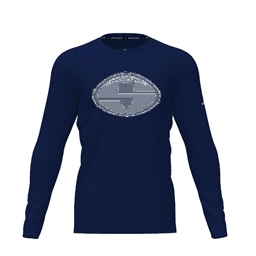 [FTLCDFNV-YXS-LOGO1] Dri Fit Performance T-Shirt (Youth XS, Navy, Logo 1, Long Sleeve)