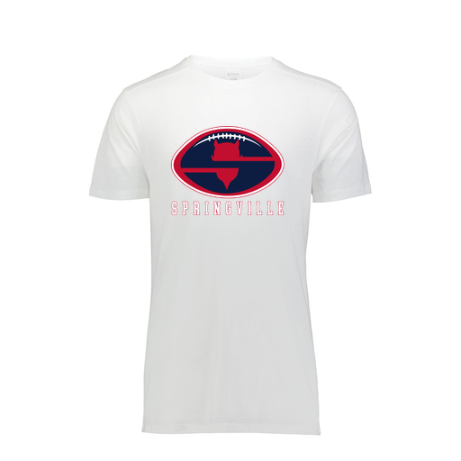 [FTSCUBWH-AS-LOGO2] Decker Men's Tri-Blend T-Shirt - Short Sleeve (Adult S, White, Logo 2)