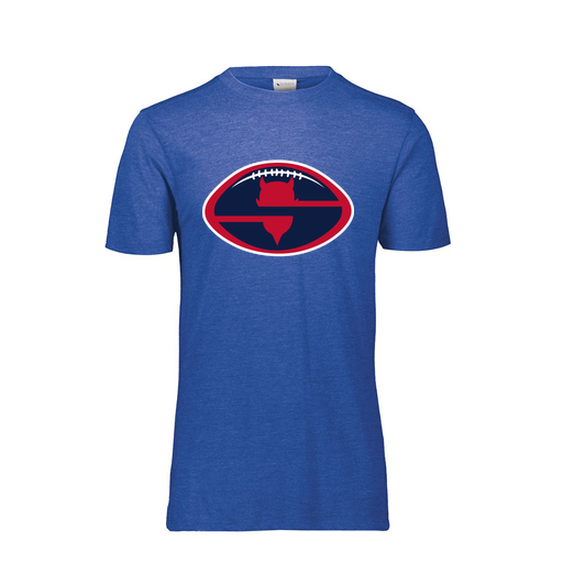 [FTSCUBNV-AS-LOGO1] Decker Men's Tri-Blend T-Shirt - Short Sleeve (Adult S, Navy, Logo 1)