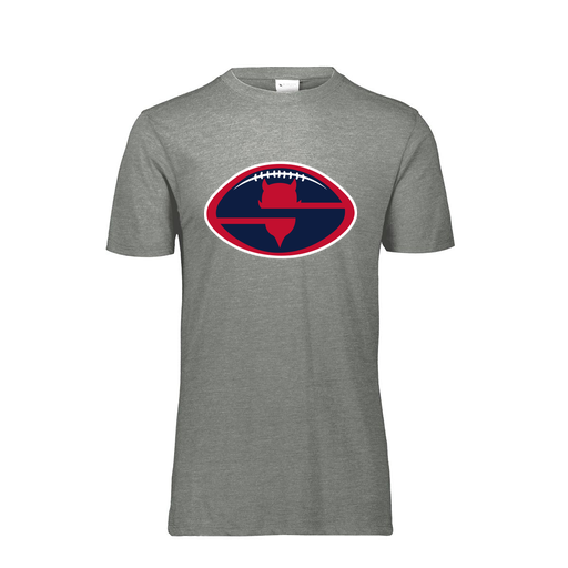 [FTSCUBGY-YS-LOGO1] Decker Youth Tri-Blend T-Shirt - Short Sleeve (Youth S, Gray, Logo 1)