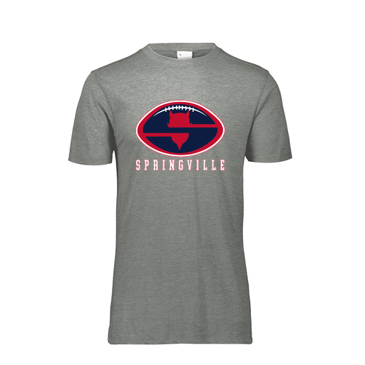 [FTSCUBGY-YS-LOGO2] Decker Youth Tri-Blend T-Shirt - Short Sleeve (Youth S, Gray, Logo 2)