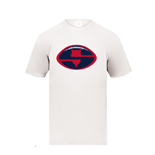 [2791.005.S-LOGO1] Youth Smooth Sport T-Shirt (Youth S, White, Logo 1)