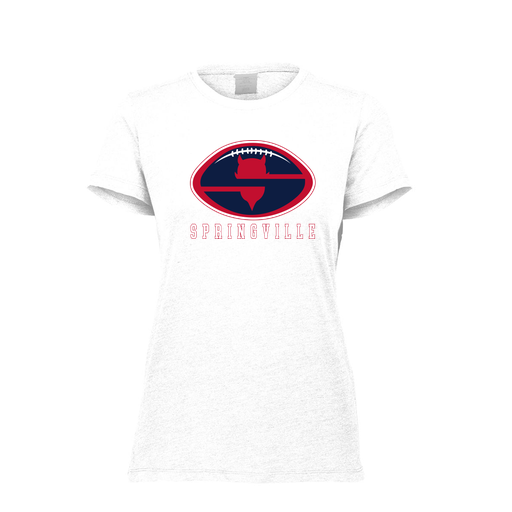 [FTSCUBWH-FAXS-LOGO2] Decker Women's Tri-Blend T-Shirt - Short Sleeve (Female Adult XS, White, Logo 2)