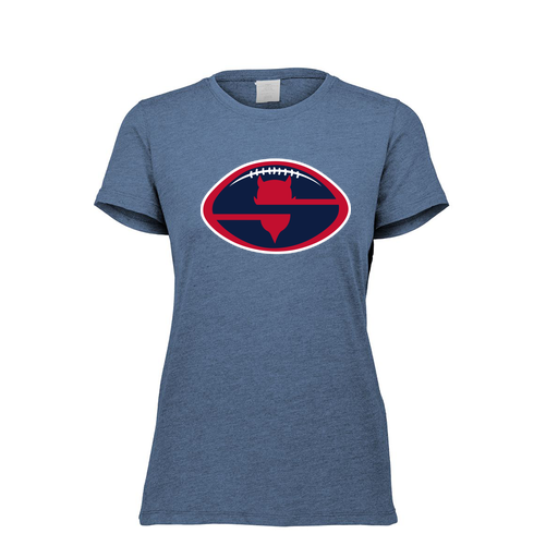 [FTSCUBNV-FAXS-LOGO1] Decker Women's Tri-Blend T-Shirt - Short Sleeve (Female Adult XS, Navy, Logo 1)