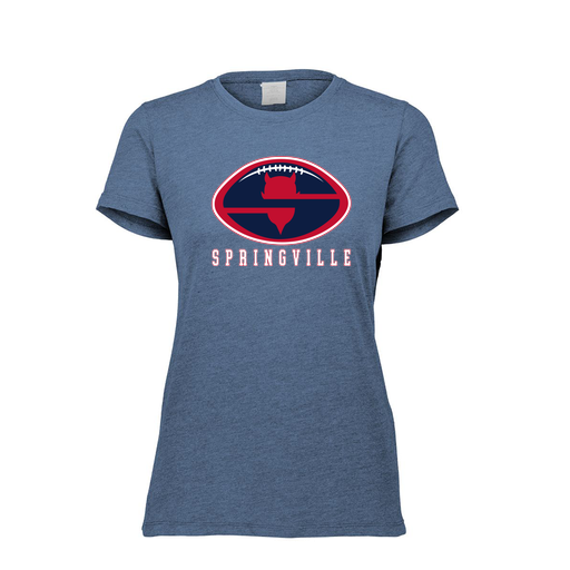 [FTSCUBNV-FAXS-LOGO2] Decker Women's Tri-Blend T-Shirt - Short Sleeve (Female Adult XS, Navy, Logo 2)