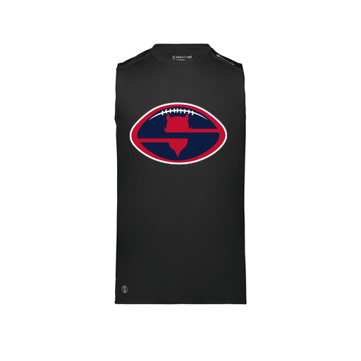 [222593.080.S-LOGO1] Men's CoolDry TankTop (Adult S, Black, Logo 1)