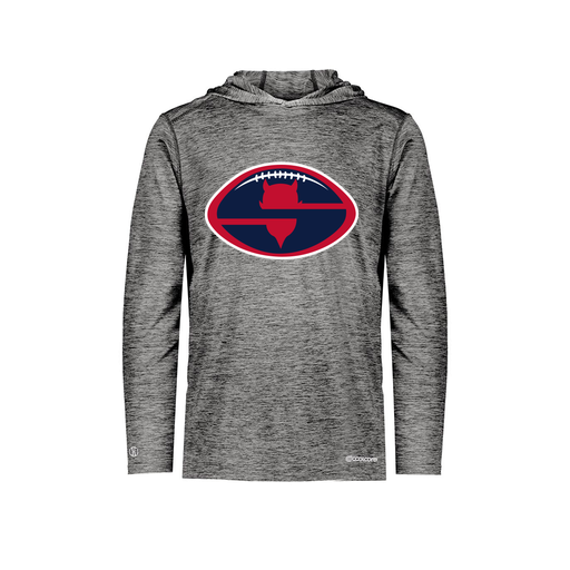 [FOLHCGBK-YS-LOGO1] Decker Youth Charge Hoodie (Youth S, Black, Logo 1)