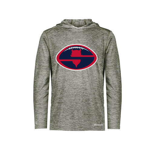 [FOLHCGGY-YS-LOGO1] Decker Youth Charge Hoodie (Youth S, Gray, Logo 1)