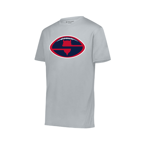 [222818.099.S-LOGO1] Men's Movement Dri Fit Shirt (Adult S, Silver, Logo 1)