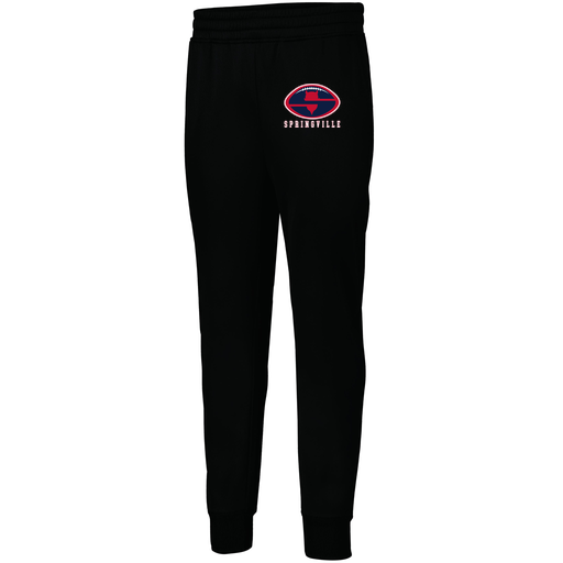 [5566.080.XS-LOGO2] Men's PERFORMANCE FLEECE JOGGER (Adult XS, Black, Logo 2)