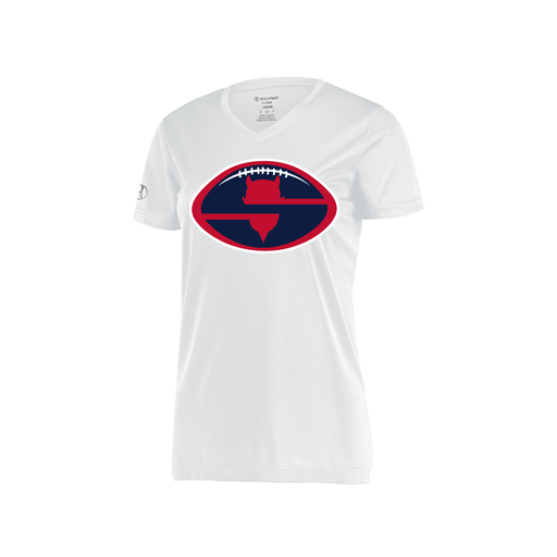 [222820.005.S-LOGO1] Ladies Movement Dri Fit Shirt (Female Adult S, White, Logo 1)