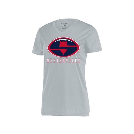 [222820.099.S-LOGO2] Ladies Movement Dri Fit Shirt (Female Adult S, Silver, Logo 2)